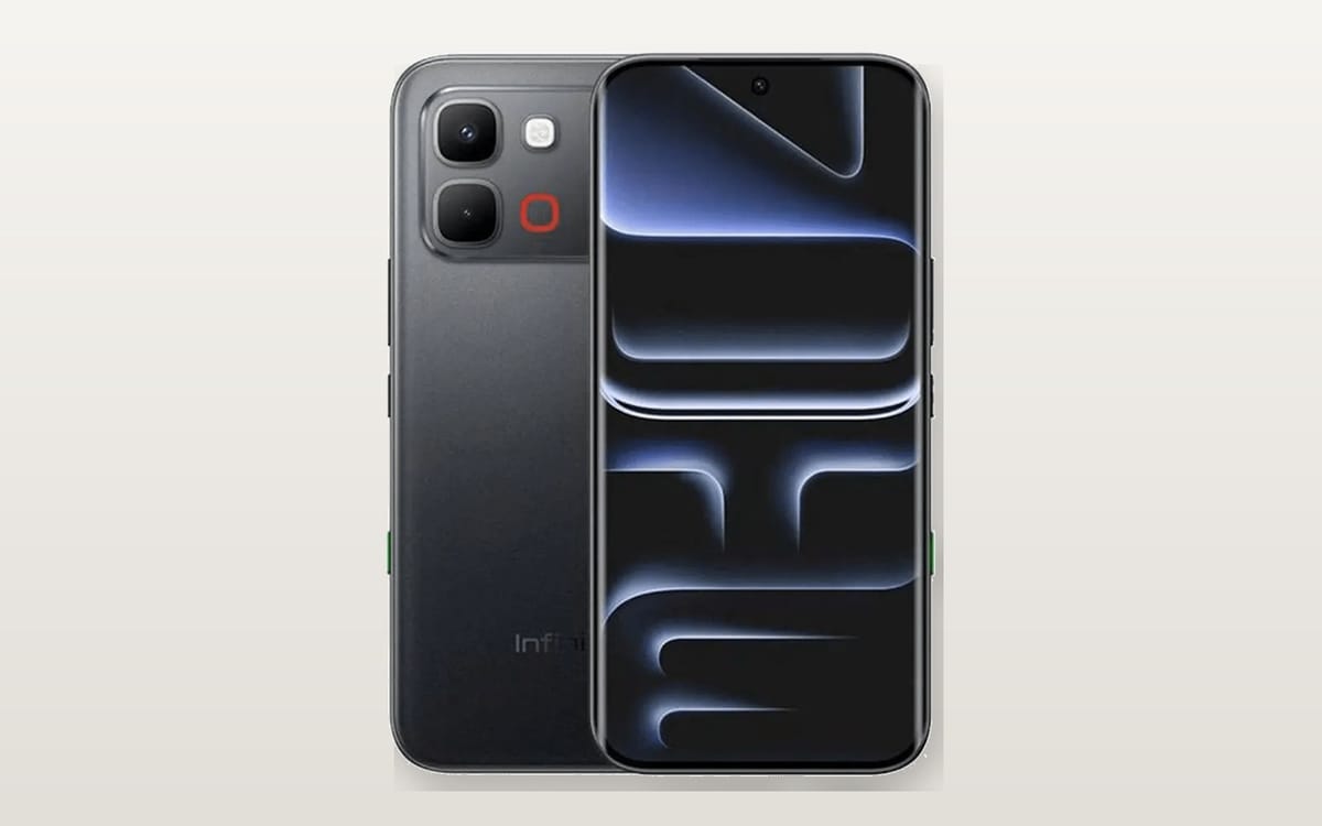 Infinix Note Edge, front and back