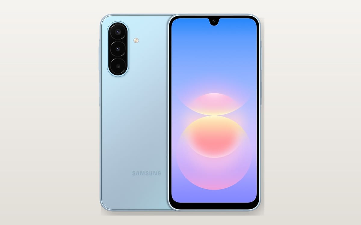 Samsung Galaxy A18, front and back