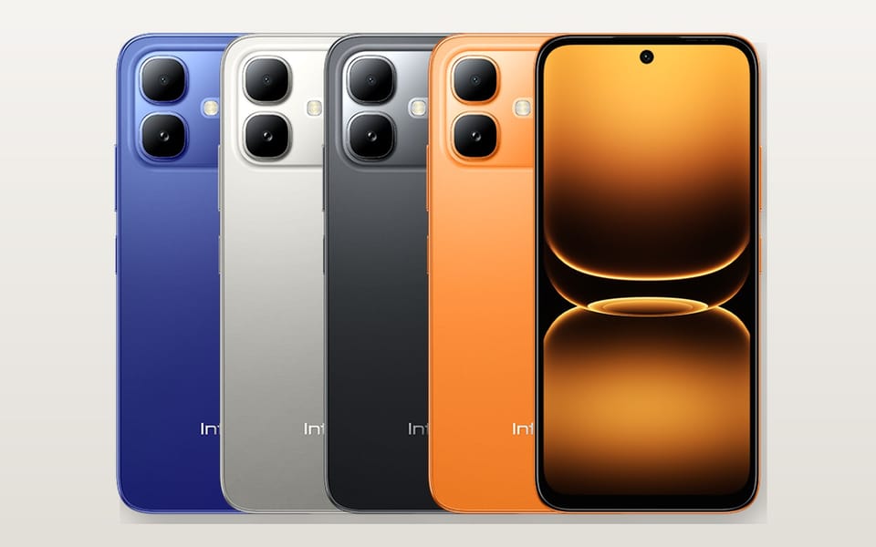Infinix Smart 20, front and back