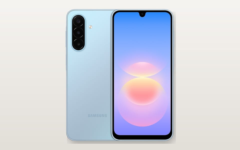 Samsung Galaxy A18, front and back